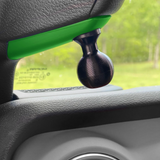 A-Pillar Ball Mount Solution for 2024+ Jeep Wrangler JL & Jeep Gladiator