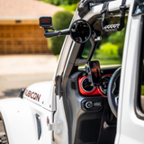 A-PILLAR SIDE MIRRORS FOR 2018 - 2023 JEEP WRANGLER JL & GLADIATOR - CMM OFFROAD