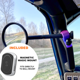 A-PILLAR SIDE MIRRORS FOR 2018 - 2023 JEEP WRANGLER JL & GLADIATOR - CMM OFFROAD