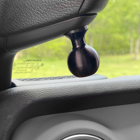 A-Pillar Ball Mount Solution for 2024+ Jeep Wrangler JL & Jeep Gladiator
